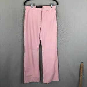 Vintage Cerrucci Leather Pants Womens 6 Petal Pink Buttery Western Biker